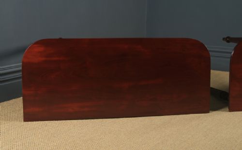 fig 8. Antique English Pair of Georgian Regency Mahogany Console Side Hall Occasional Tables (Circa 1825)