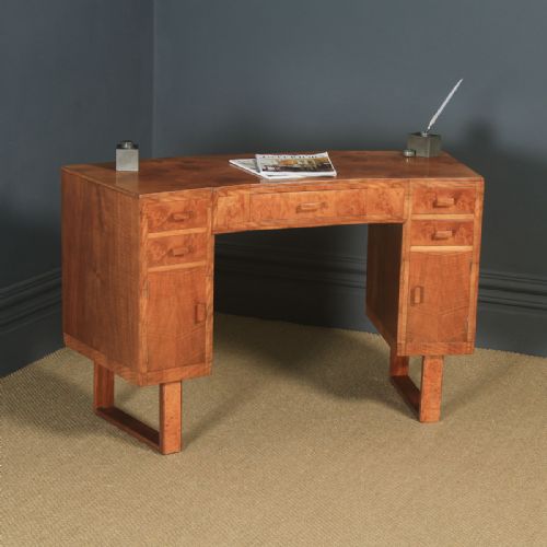 Antique English Edwardian Oak Fan Back Office Desk Arm Chair (Circa 1910)