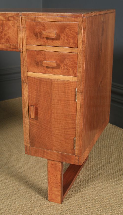 fig 2. Antique English Edwardian Oak Fan Back Office Desk Arm Chair (Circa 1910)