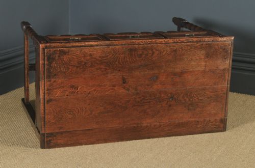 fig 3. Antique English Victorian 17th Century Style Oak Dresser Base Sideboard (Circa 1890)