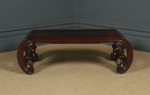 ANTIQUE CHINESE ORIENTAL ASIAN HONGMU LOW KANG OPIUM COFFEE TABLE CIRCA 1900 - ADDITIONAL PHOTO 3