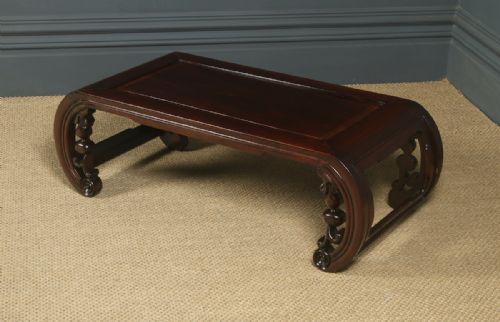 ANTIQUE CHINESE ORIENTAL ASIAN HONGMU LOW KANG OPIUM COFFEE TABLE CIRCA 1900 - ADDITIONAL PHOTO 8