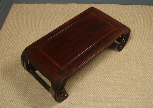 ANTIQUE CHINESE ORIENTAL ASIAN HONGMU LOW KANG OPIUM COFFEE TABLE CIRCA 1900 - ADDITIONAL PHOTO 9