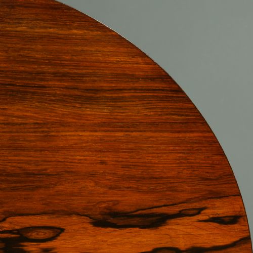fig 5. Antique English William IV Rosewood Wine Occasional Round Lamp Tripod Table (Circa 1830)