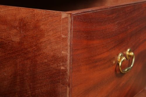 ANTIQUE ENGLISH LARGE PAIR OF GEORGIAN REGENCY FIGURED MAHOGANY PEDESTAL CABINETS CUPBOARDS BEDSIDES STANDS CIRCA 1820 - ADDITIONAL PHOTO 25