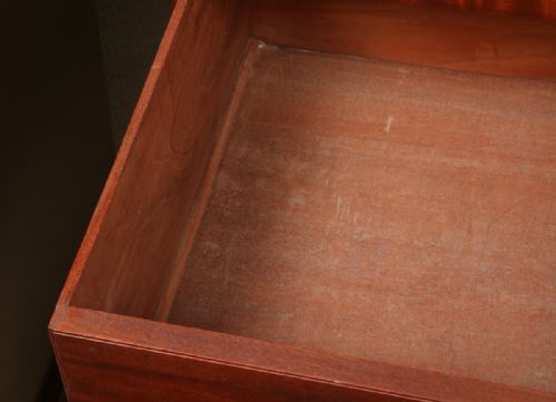 ANTIQUE ENGLISH LARGE PAIR OF GEORGIAN REGENCY FIGURED MAHOGANY PEDESTAL CABINETS CUPBOARDS BEDSIDES STANDS CIRCA 1820 - ADDITIONAL PHOTO 30