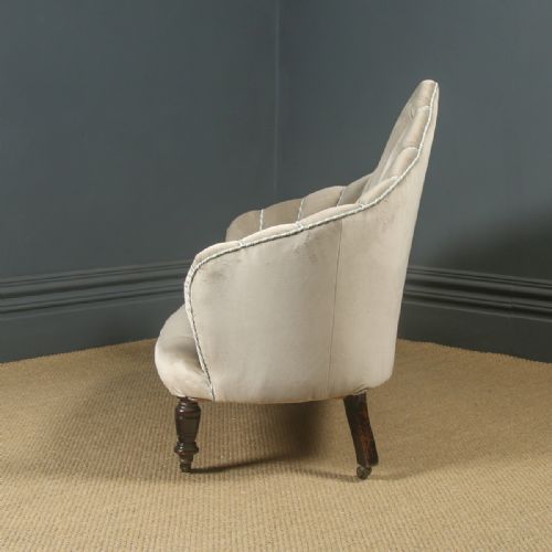 fig 5. Antique English Victorian Conch Shell Grotto Sofa Couch Settee Chair (Circa 1870)