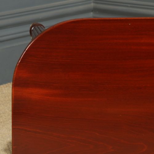 fig 5. Antique English Georgian Regency Mahogany Console Side Hall Occasional Table (Circa 1825)