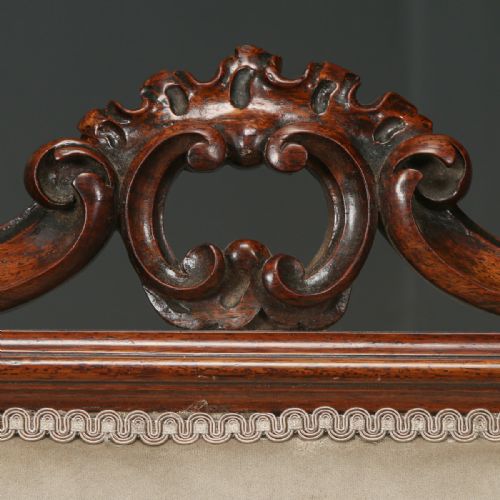 ANTIQUE ENGLISH VICTORIAN ROSEWOOD PRIE DIEU PRAYER NURSING BEDROOM CHAIR CIRCA 1860 - ADDITIONAL PHOTO 6