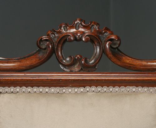 ANTIQUE ENGLISH VICTORIAN ROSEWOOD PRIE DIEU PRAYER NURSING BEDROOM CHAIR CIRCA 1860 - ADDITIONAL PHOTO 7