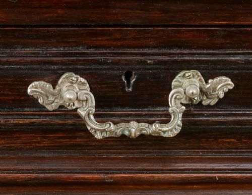 ANTIQUE FRENCH 19TH CENTURY LOUIS XV GILT LEATHER BUREAU PLAT DESK WRITING TABLE CIRCA 1880 - ADDITIONAL PHOTO 28