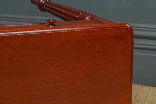 ANTIQUE ENGLISH VICTORIAN MAHOGANY WRITING SIDE CONSOLE OCCASIONAL TABLE WITH DRAWERS CIRCA 1840 - ADDITIONAL PHOTO 15