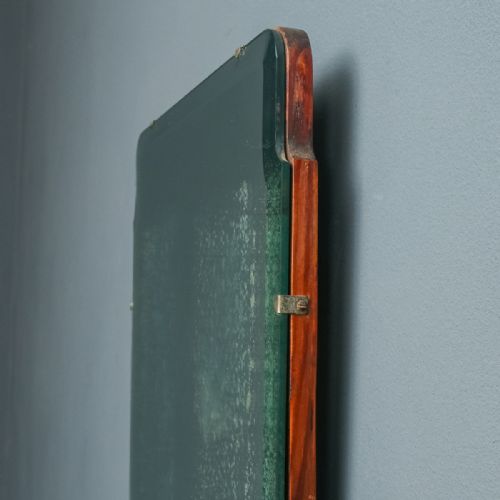 fig 1. Antique English Art Deco Rectangular Shaped Portrait Hanging Wall Mirror (Circa 1930)