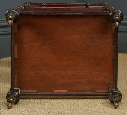 ANTIQUE ENGLISH WILLIAM IV VICTORIAN MAHOGANY THREETIER WHATNOT ETAGERE DISPLAY STAND SHELVES CIRCA 1840 - ADDITIONAL PHOTO 8