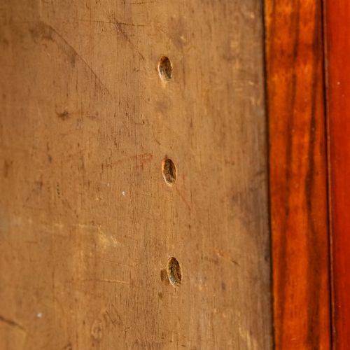 ANTIQUE ENGLISH VICTORIAN BURR WALNUT GLAZED BREAKFRONT INLAID DISPLAY BOOKCASE CIRCA 1860 - ADDITIONAL PHOTO 28