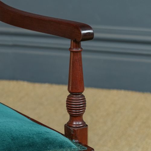 ANTIQUE ENGLISH EDWARDIAN REGENCY STYLE MAHOGANY OCCASIONAL DINING OFFICE DESK ARMCHAIR CARVER CHAIR CIRCA 1910 - ADDITIONAL PHOTO 18