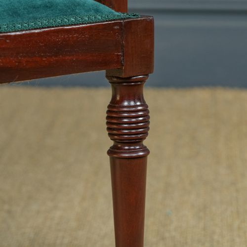ANTIQUE ENGLISH EDWARDIAN REGENCY STYLE MAHOGANY OCCASIONAL DINING OFFICE DESK ARMCHAIR CARVER CHAIR CIRCA 1910 - ADDITIONAL PHOTO 21