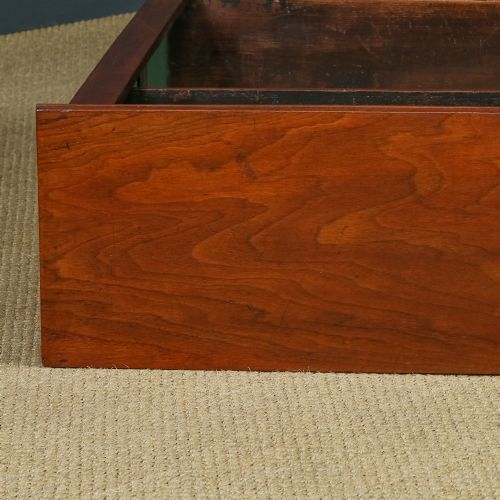 fig 5. Antique English Victorian Georgian Style Mahogany Open 2ft 10” Bookcase (Circa 1880)