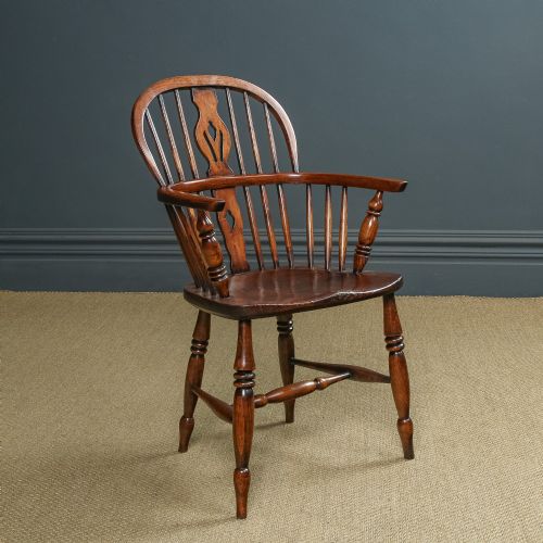 ANTIQUE SET OF 12 TWELVE VICTORIAN ASH ELM WINDSOR STICK HOOP BACK KITCHEN DINING CHAIRS CIRCA 1870 1930 - ADDITIONAL PHOTO 4
