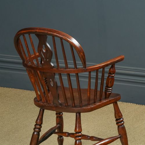 ANTIQUE SET OF 12 TWELVE VICTORIAN ASH ELM WINDSOR STICK HOOP BACK KITCHEN DINING CHAIRS CIRCA 1870 1930 - ADDITIONAL PHOTO 9