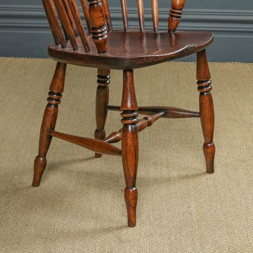 ANTIQUE SET OF 12 TWELVE VICTORIAN ASH ELM WINDSOR STICK HOOP BACK KITCHEN DINING CHAIRS CIRCA 1870 1930 - ADDITIONAL PHOTO 13