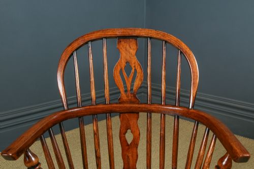 ANTIQUE SET OF 12 TWELVE VICTORIAN ASH ELM WINDSOR STICK HOOP BACK KITCHEN DINING CHAIRS CIRCA 1870 1930 - ADDITIONAL PHOTO 19