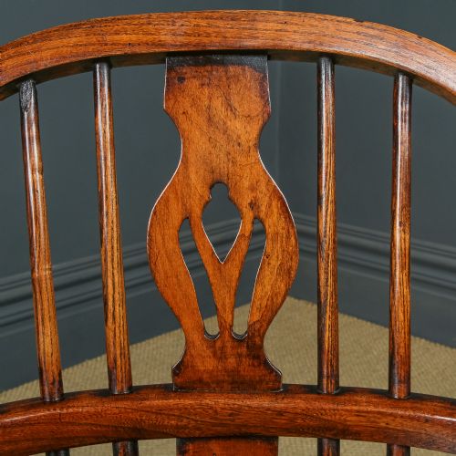 ANTIQUE SET OF 12 TWELVE VICTORIAN ASH ELM WINDSOR STICK HOOP BACK KITCHEN DINING CHAIRS CIRCA 1870 1930 - ADDITIONAL PHOTO 20
