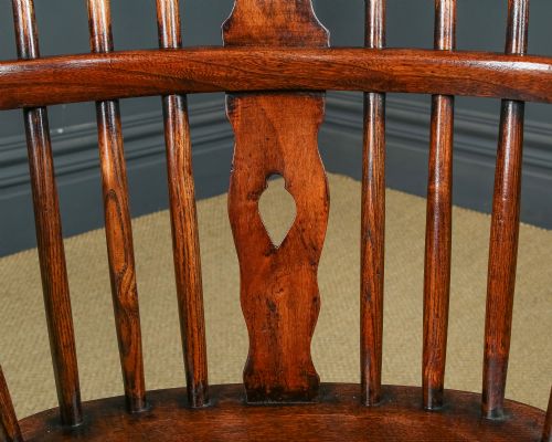ANTIQUE SET OF 12 TWELVE VICTORIAN ASH ELM WINDSOR STICK HOOP BACK KITCHEN DINING CHAIRS CIRCA 1870 1930 - ADDITIONAL PHOTO 22