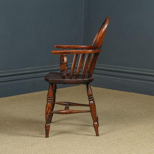 ANTIQUE SET OF 12 TWELVE VICTORIAN ASH ELM WINDSOR STICK HOOP BACK KITCHEN DINING CHAIRS CIRCA 1870 1930 - ADDITIONAL PHOTO 24