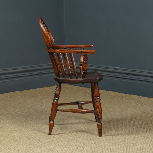 ANTIQUE SET OF 12 TWELVE VICTORIAN ASH ELM WINDSOR STICK HOOP BACK KITCHEN DINING CHAIRS CIRCA 1870 1930 - ADDITIONAL PHOTO 27