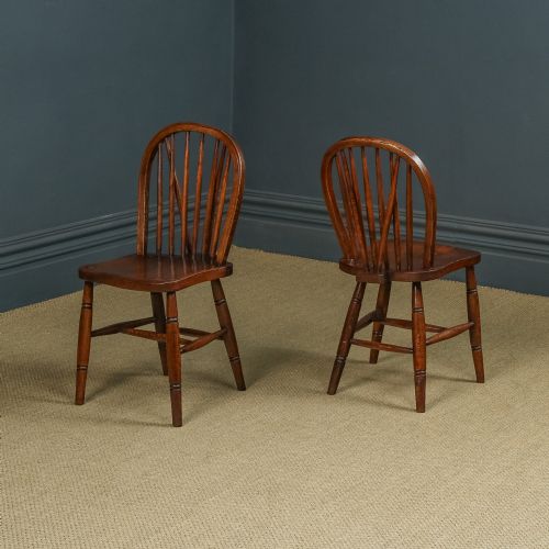 ANTIQUE SET OF 12 TWELVE VICTORIAN ASH ELM WINDSOR STICK HOOP BACK KITCHEN DINING CHAIRS CIRCA 1870 1930 - ADDITIONAL PHOTO 28