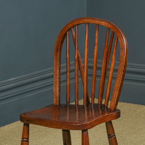 ANTIQUE SET OF 12 TWELVE VICTORIAN ASH ELM WINDSOR STICK HOOP BACK KITCHEN DINING CHAIRS CIRCA 1870 1930 - ADDITIONAL PHOTO 29
