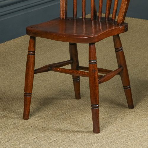 ANTIQUE SET OF 12 TWELVE VICTORIAN ASH ELM WINDSOR STICK HOOP BACK KITCHEN DINING CHAIRS CIRCA 1870 1930 - ADDITIONAL PHOTO 30