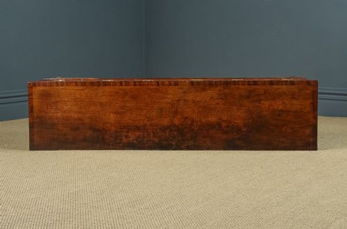 fig 3. Antique English Shropshire Georgian Oak & Mahogany Three Drawer Low Dresser Base Sideboard (Circa 1790)