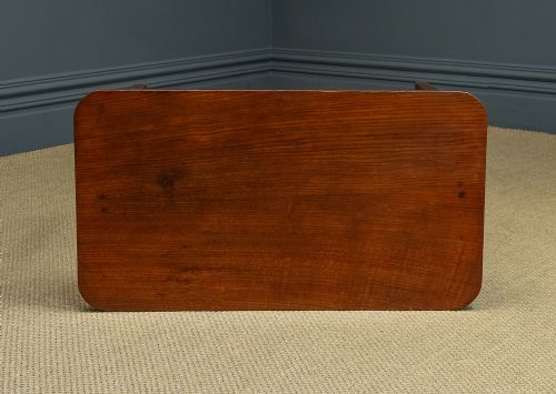 fig 6. Antique English Georgian Oak & Elm Country Side / Occasional / Hall / Console Table (Circa 1780)