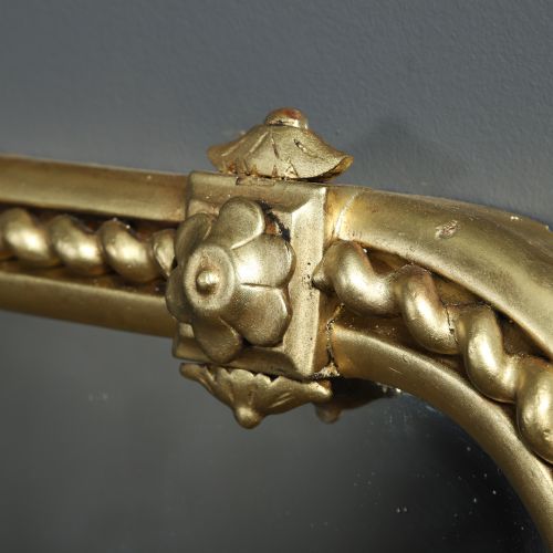LARGE 5FT ANTIQUE ENGLISH REGENCY WILLIAM IV CARVED GILT WALL HANGING OVERMANTLE OVERMANTEL MANTELPIECE MIRROR CIRCA 1835 - ADDITIONAL PHOTO 13