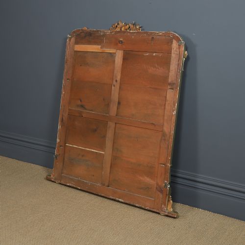LARGE 5FT ANTIQUE ENGLISH REGENCY WILLIAM IV CARVED GILT WALL HANGING OVERMANTLE OVERMANTEL MANTELPIECE MIRROR CIRCA 1835 - ADDITIONAL PHOTO 19