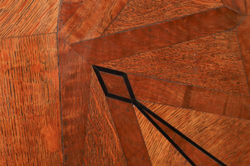 ANTIQUE CONTINENTAL VICTORIAN OAK EBONY PARQUET RECTANGLE OCCASIONAL LOO CENTRE DINING TABLE CIRCA 1860 - ADDITIONAL PHOTO 10