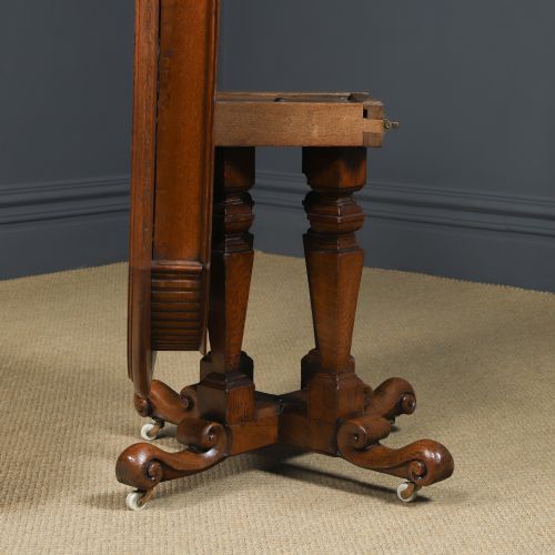 ANTIQUE CONTINENTAL VICTORIAN OAK EBONY PARQUET RECTANGLE OCCASIONAL LOO CENTRE DINING TABLE CIRCA 1860 - ADDITIONAL PHOTO 28