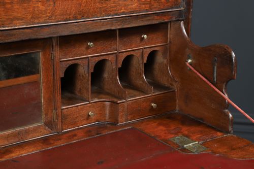 ANTIQUE IRISH GEORGIAN CHIPPENDALE OAK CHEST ON CHEST OF DRAWERS TALLBOY HIGHBOY SECRETAIRE CIRCA 1780 - ADDITIONAL PHOTO 25