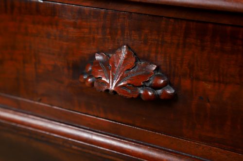 SMALL ANTIQUE ENGLISH VICTORIAN PAIR OF MAHOGANY BEDSIDES TABLES NIGHTSTANDS CHESTS CABINETS CIRCA 1840 - ADDITIONAL PHOTO 6