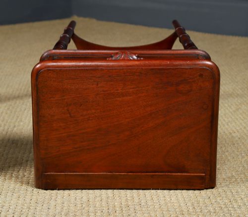 SMALL ANTIQUE ENGLISH VICTORIAN PAIR OF MAHOGANY BEDSIDES TABLES NIGHTSTANDS CHESTS CABINETS CIRCA 1840 - ADDITIONAL PHOTO 22