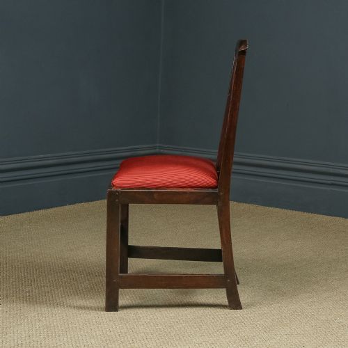 ANTIQUE ENGLISH PAIR TWO GEORGIAN CHIPPENDALE COUNTRY ELM OFFICE DESK DINING CHAIRS CIRCA 1780 - ADDITIONAL PHOTO 2
