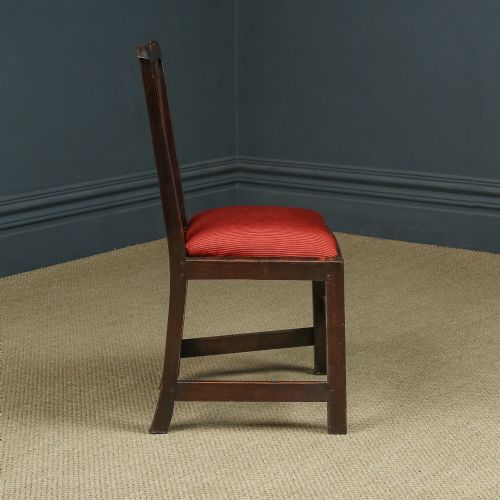 ANTIQUE ENGLISH PAIR TWO GEORGIAN CHIPPENDALE COUNTRY ELM OFFICE DESK DINING CHAIRS CIRCA 1780 - ADDITIONAL PHOTO 4