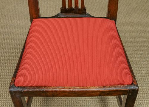 ANTIQUE ENGLISH PAIR TWO GEORGIAN CHIPPENDALE COUNTRY ELM OFFICE DESK DINING CHAIRS CIRCA 1780 - ADDITIONAL PHOTO 11