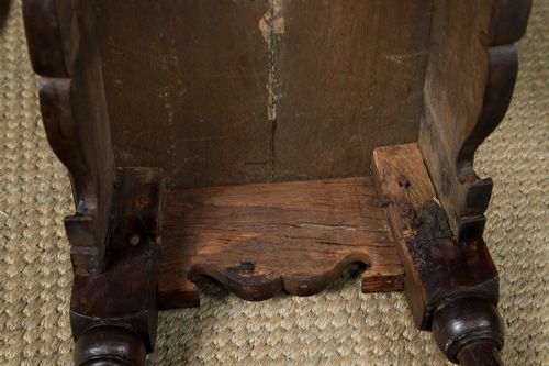 ANTIQUE ENGLISH PAIR OF 17TH CENTURY STYLE OAK JOINT STOOLS CIRCA 1880 - ADDITIONAL PHOTO 21