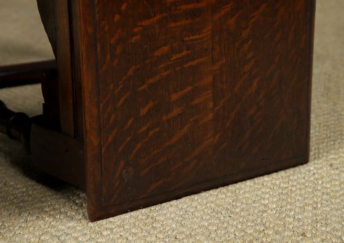 ANTIQUE ENGLISH PAIR OF 17TH CENTURY STYLE OAK JOINT STOOLS CIRCA 1880 - ADDITIONAL PHOTO 27