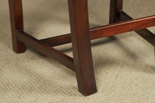 ANTIQUE ENGLISH GEORGIAN THOMAS CHIPPENDALE SINGLE ONE MAHOGANY OFFICE DESK DINING CHAIR CIRCA 1870 - ADDITIONAL PHOTO 10