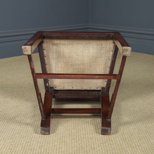 ANTIQUE ENGLISH GEORGIAN THOMAS CHIPPENDALE SINGLE ONE MAHOGANY OFFICE DESK DINING CHAIR CIRCA 1870 - ADDITIONAL PHOTO 14