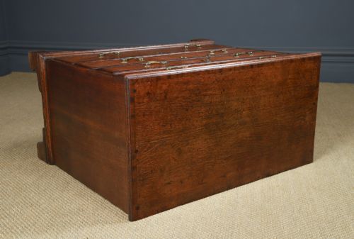 SMALL ANTIQUE ENGLISH GEORGIAN OAK MAHOGANY CROSSBANDED BACHELORS CHEST OF DRAWERS CIRCA 1780 - ADDITIONAL PHOTO 5
